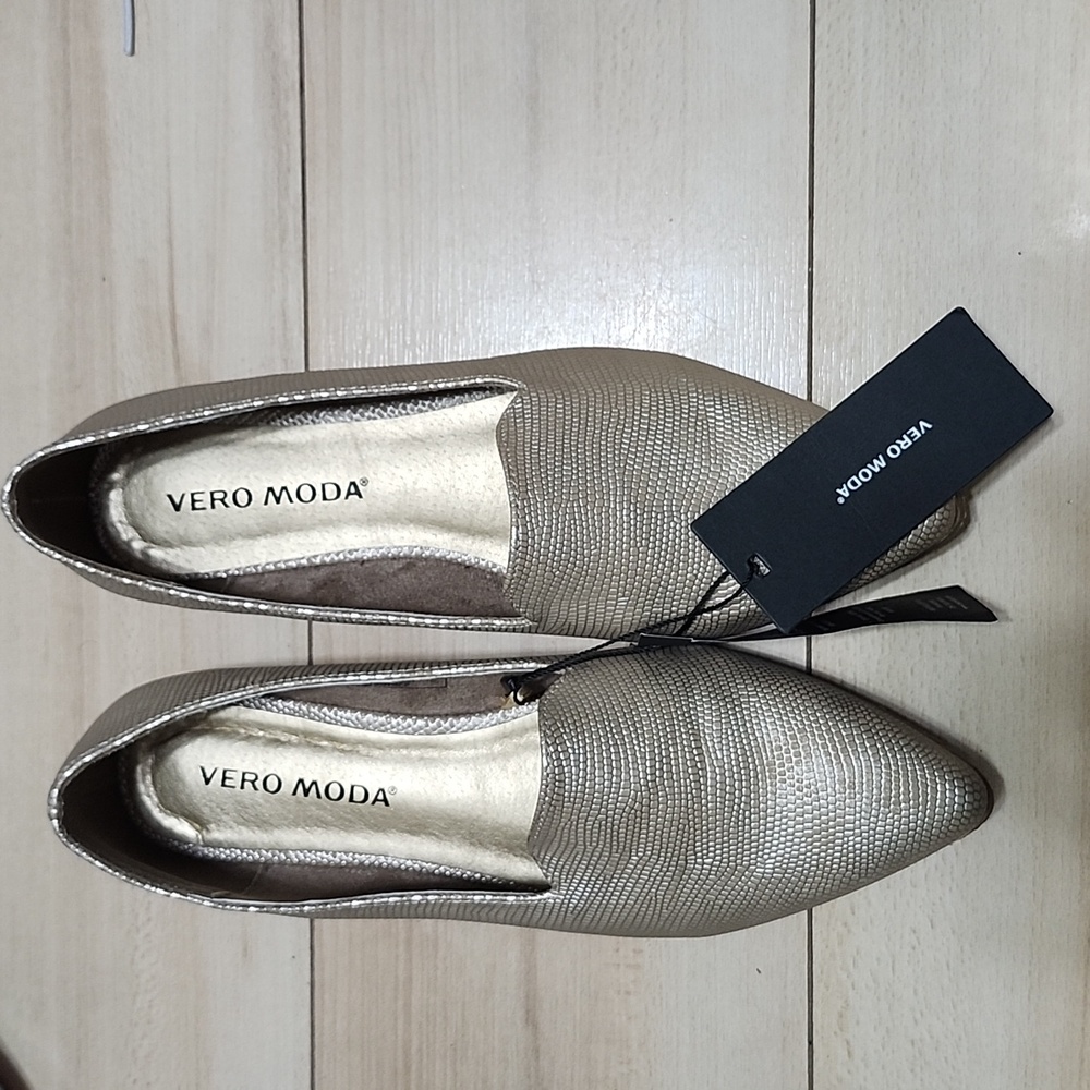 Vero moda Silver Mink Loafers